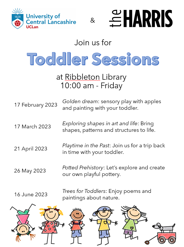 Toddler Sessions at Ingol and Ribbleton Libraries The Harris
