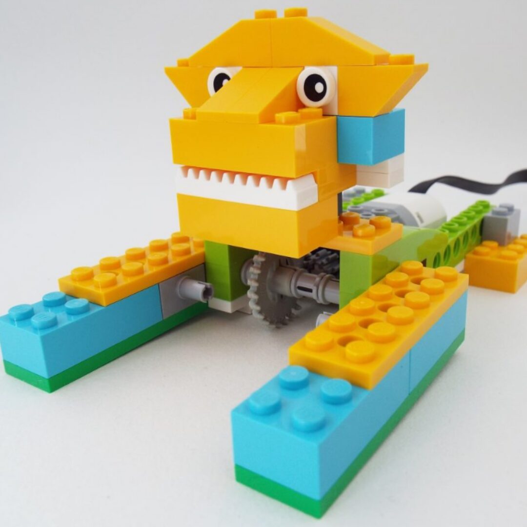 An animal made out of lego.