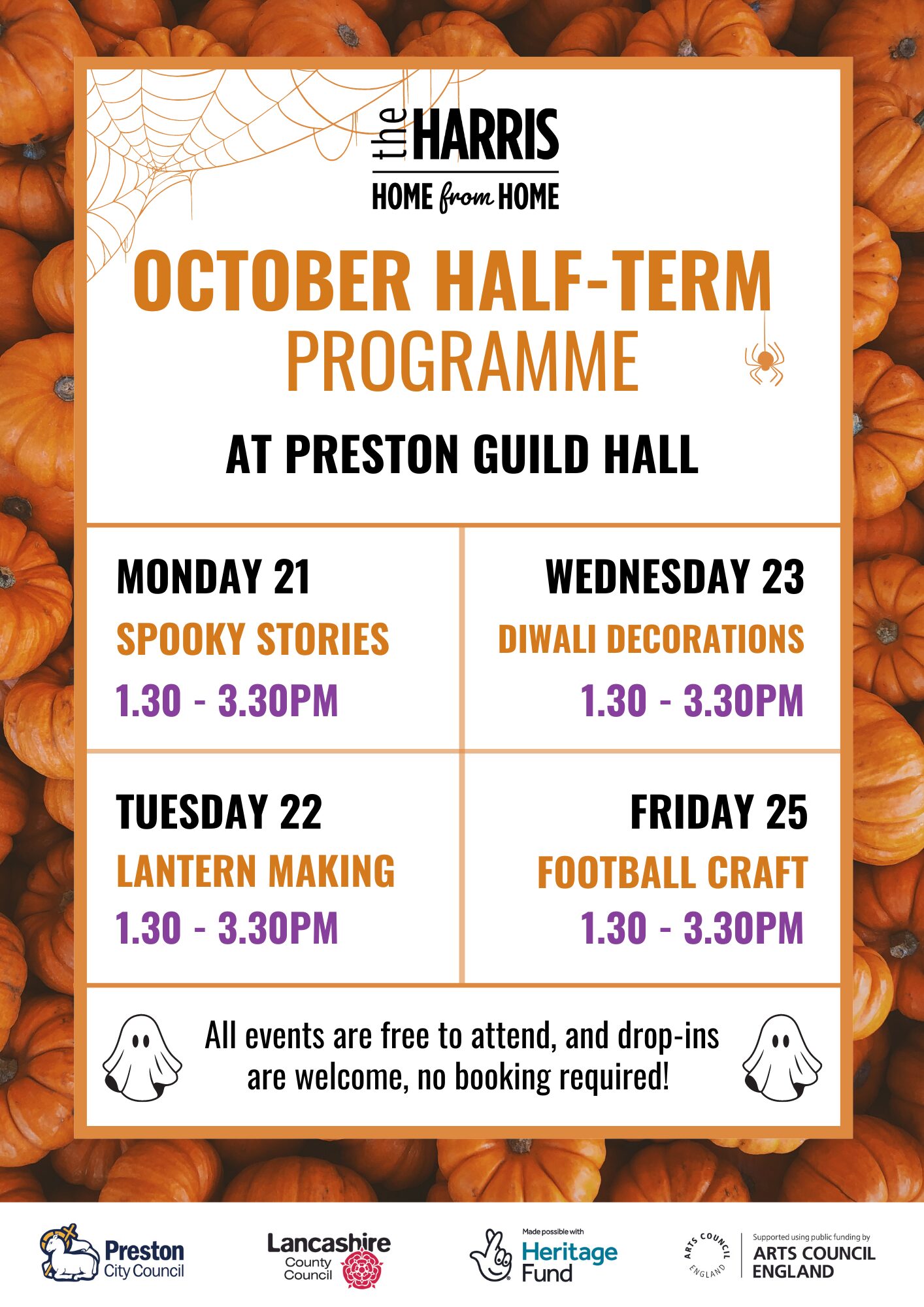 October half-term poster