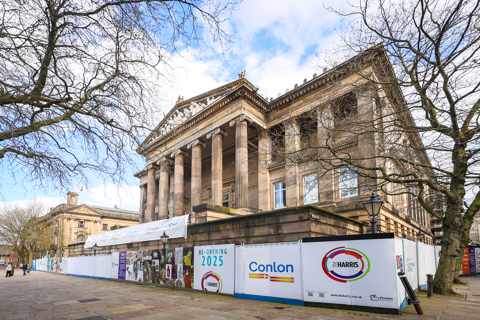 Image of The Harris building and The Flag Market