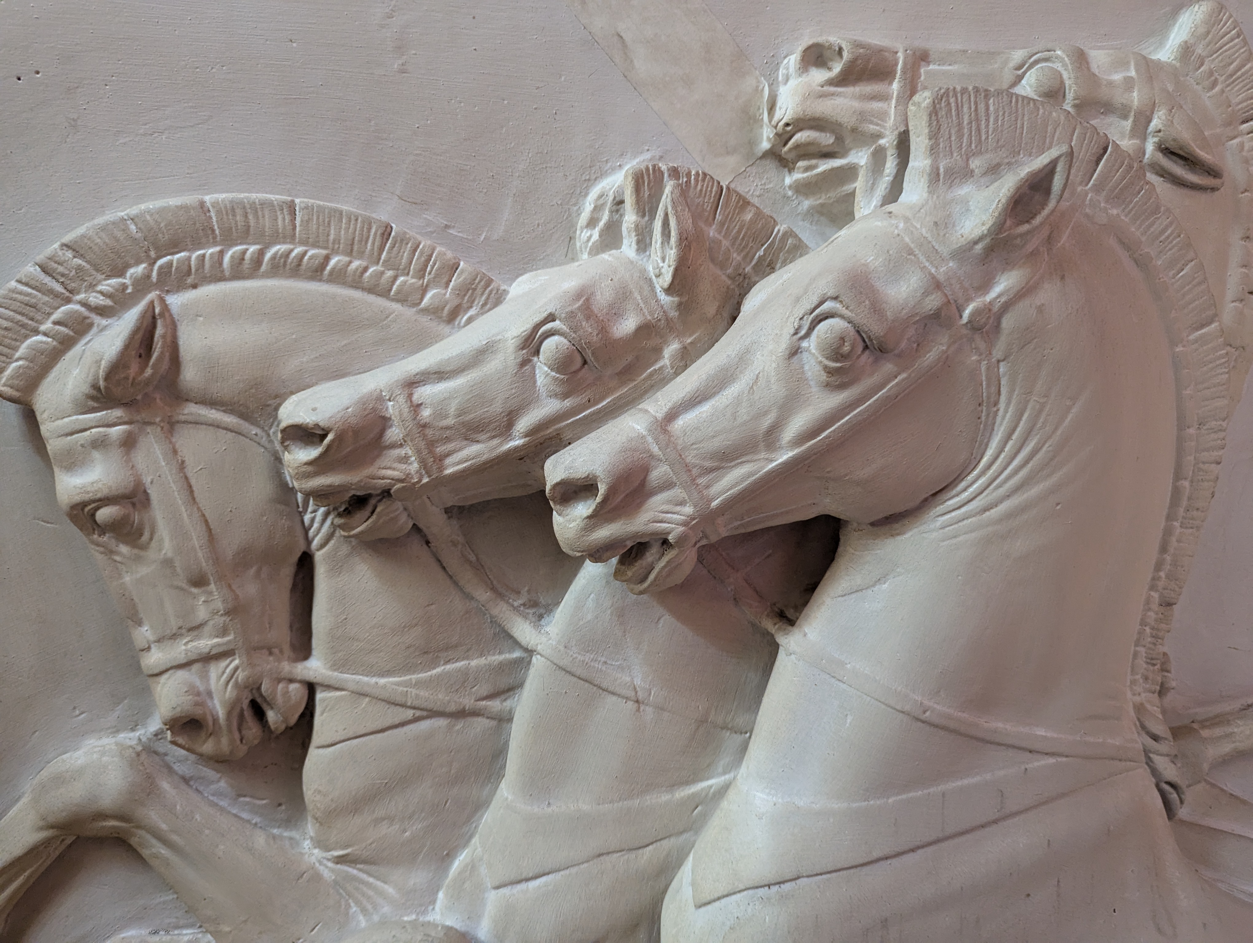 Image of stone carved horses