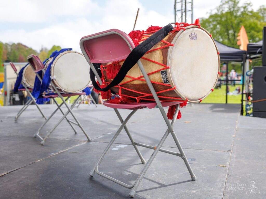 Image of a Dhol Drum.